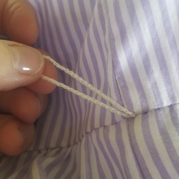 Eloquii 100% cotton tiered long sleeve dress flounce - Picture 2 of 10